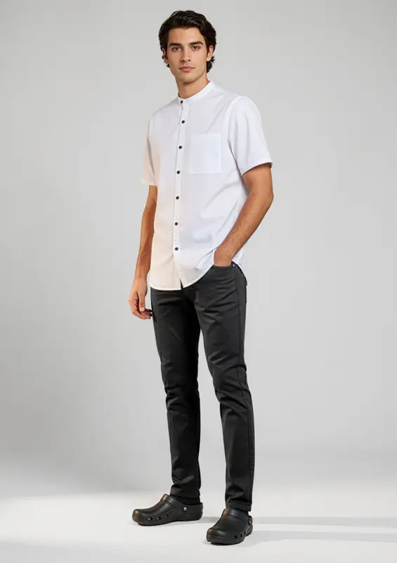 Saffron Mens Chef Flex Pant – Pants – available in black colour
