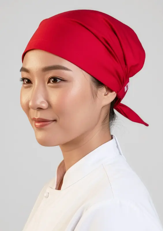 Twist Chef Bandana – Misc Headwear – available in black, grey, red, white colours