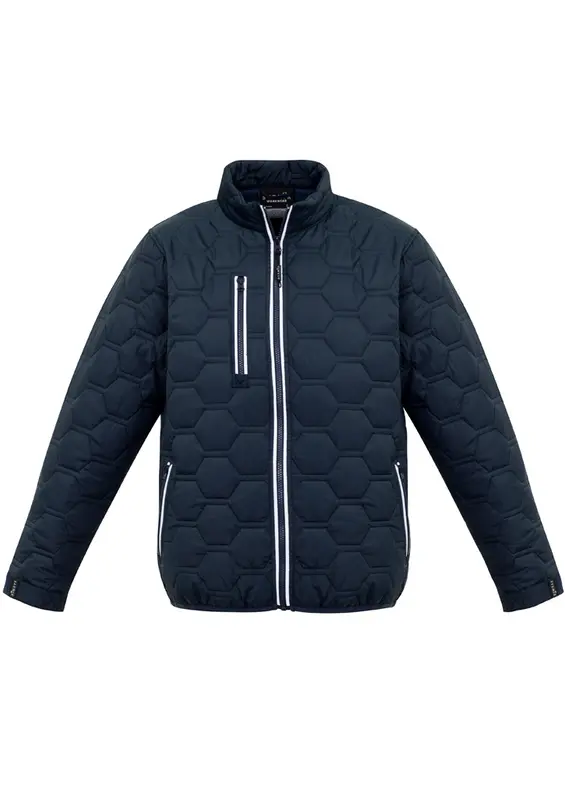Unisex Hexagonal Puffer Jacket – Jackets