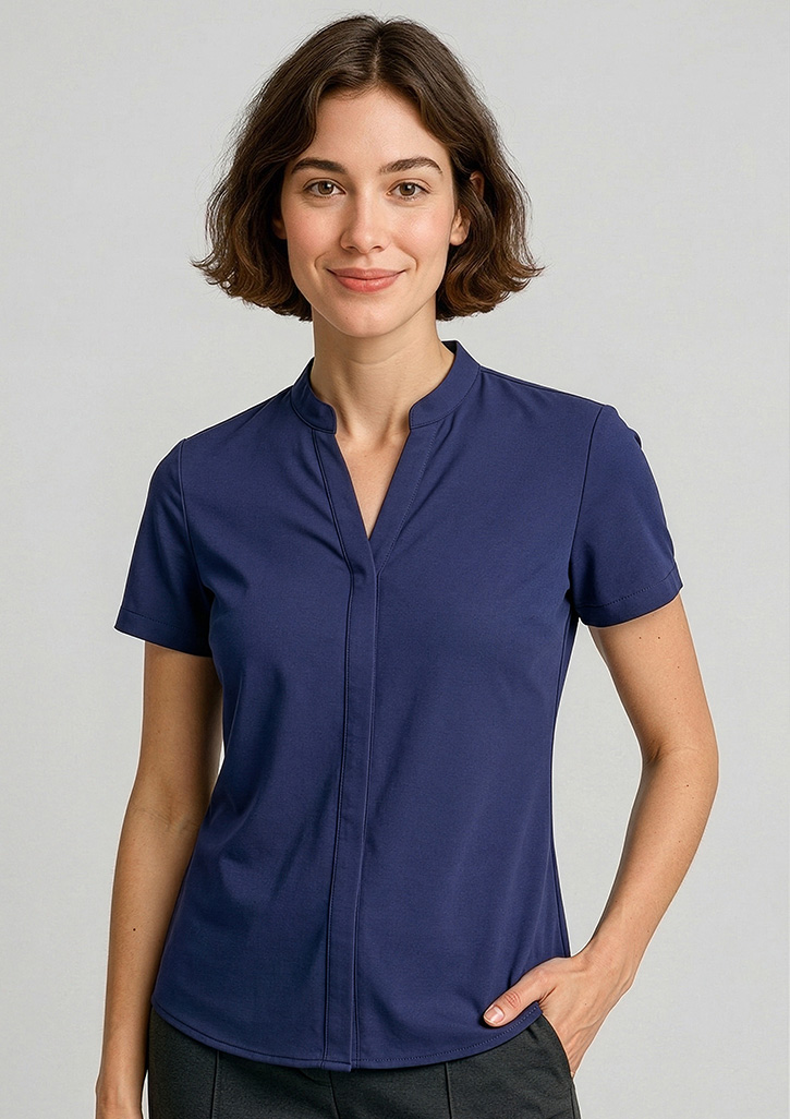 Womens Juliette Short Sleeve Blouse
