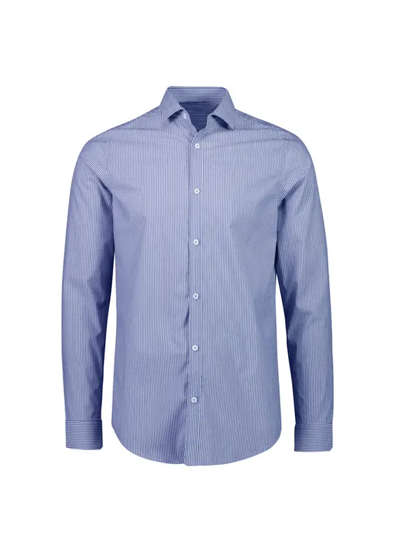 Conran Mens Tailored Long Sleeve Shirt – Shirts – available in blue, grey colours
