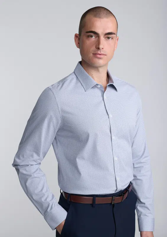 Fitzroy Mens Slim Fit Long Sleeve Shirt