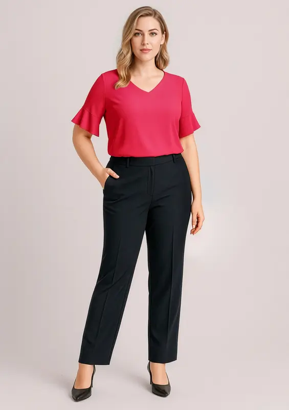 Siena Womens Adjustable Waist Pant – Pants – available in black, blue colours