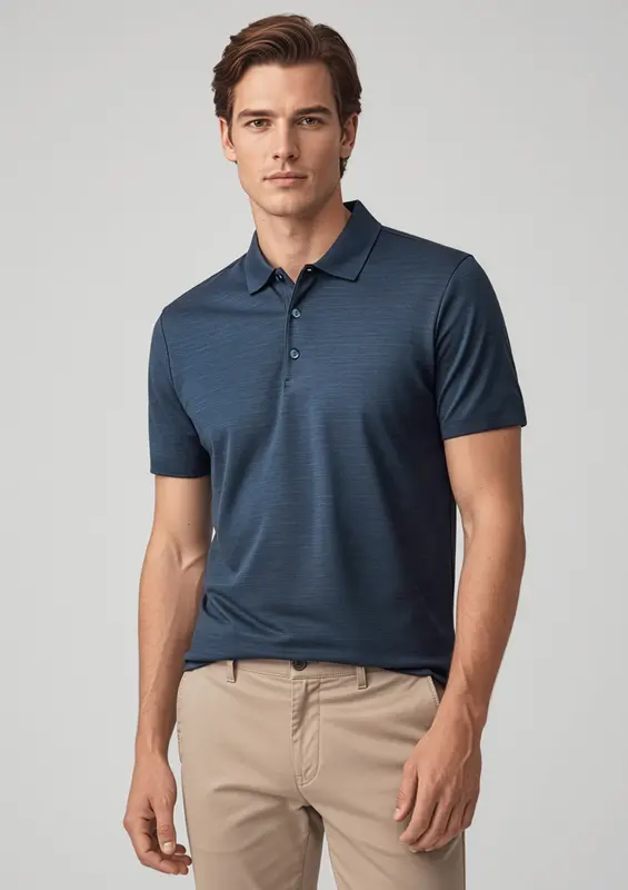 Orbit Mens Short Sleeve Polo – Polo Shirts – available in black, blue, grey, silver colours