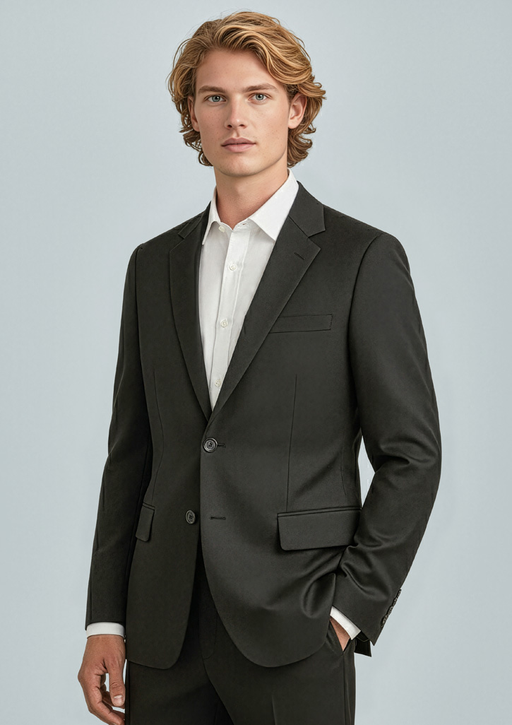 Mens Cool Stretch 2 Button Classic Jacket