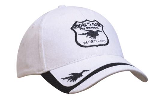 Brushed Heavy Cotton with Mesh Peak Indent