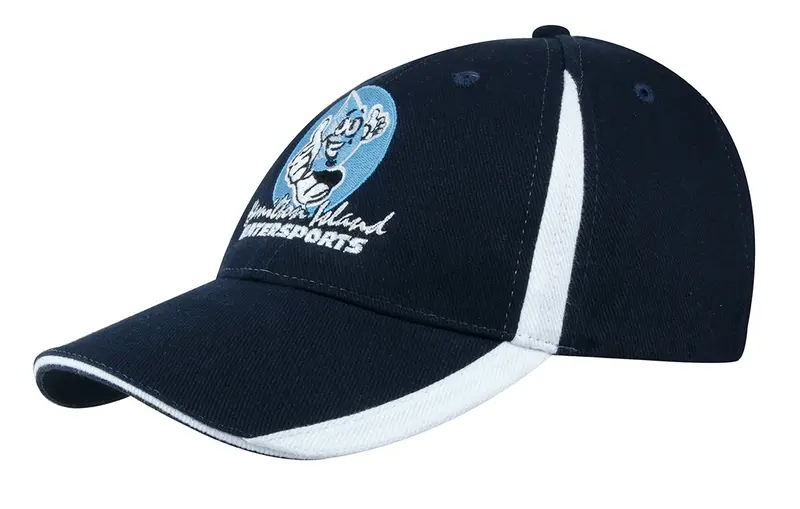 Brushed Heavy Cotton with Inserts on the Peak & Crown – Baseball Caps – available in multi colour