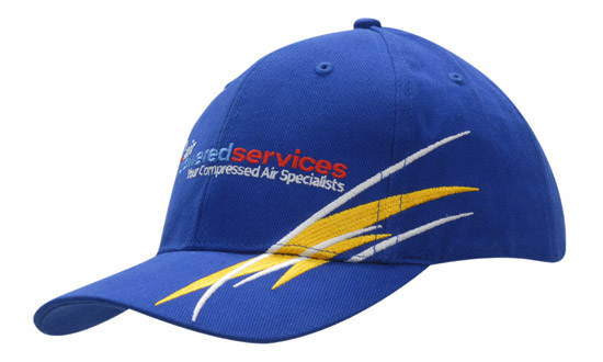 Brushed Heavy Cotton with Strike Embroidery on Crown & Peak
