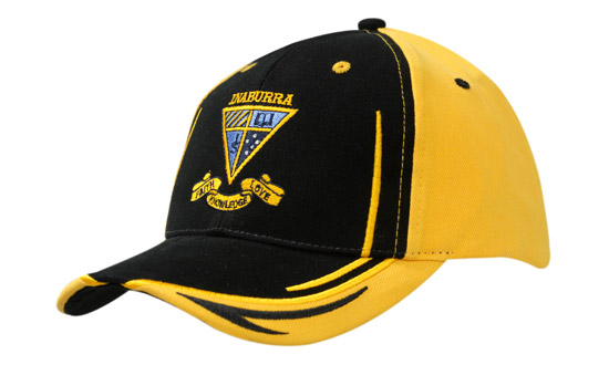 Brushed Heavy Cotton with Crown/Peak Embroidery & Fabric Inserts on Peak