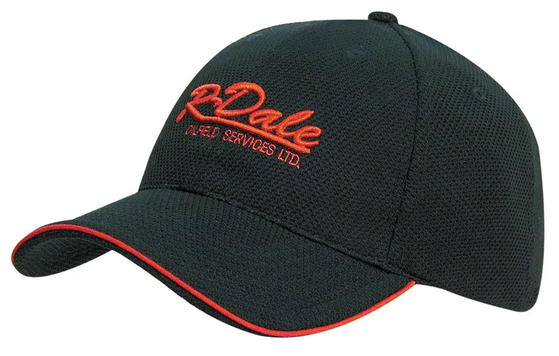 Double Pique Mesh with Open Sandwich – Baseball Caps – available in multi colour