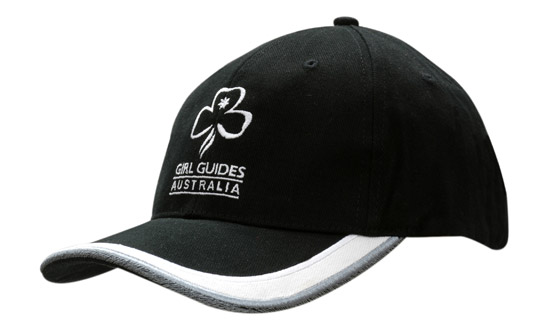Brushed Heavy Cotton with Peak Insert/Embroidery