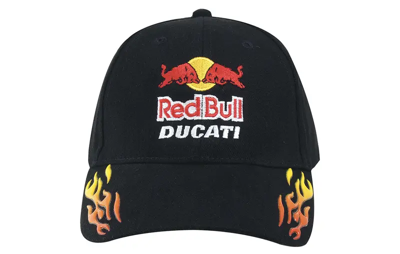 Brushed Heavy Cotton with Sonic Weld Flames – Baseball Caps – available in black colour