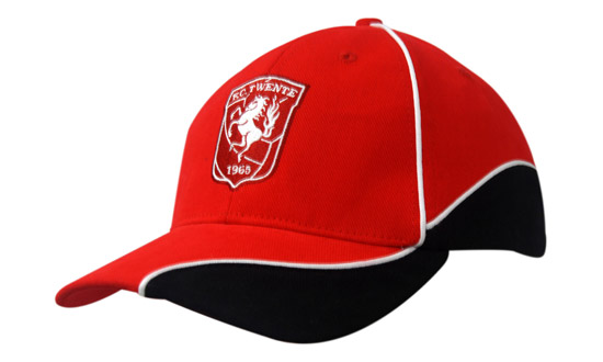 Brushed Heavy Cotton with Crown/Peak Inserts & Piping