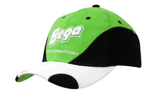 Brushed Heavy Cotton with Fabric Inserts on Crown & Peak