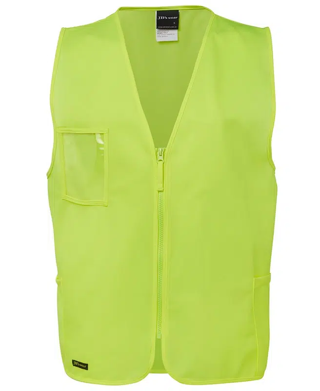 JB's Hi Vis Zip Safety Vest