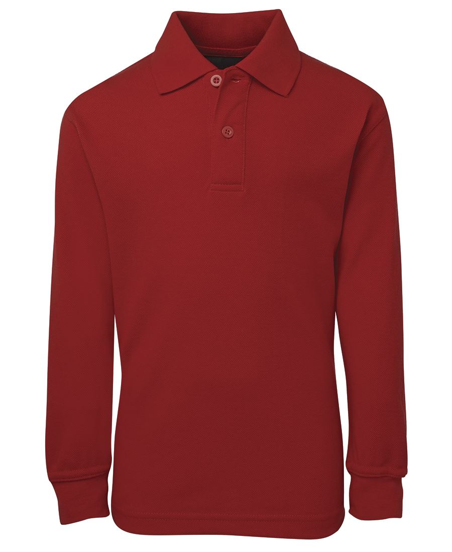 JB's KIDS L/S 210 POLO RED-04