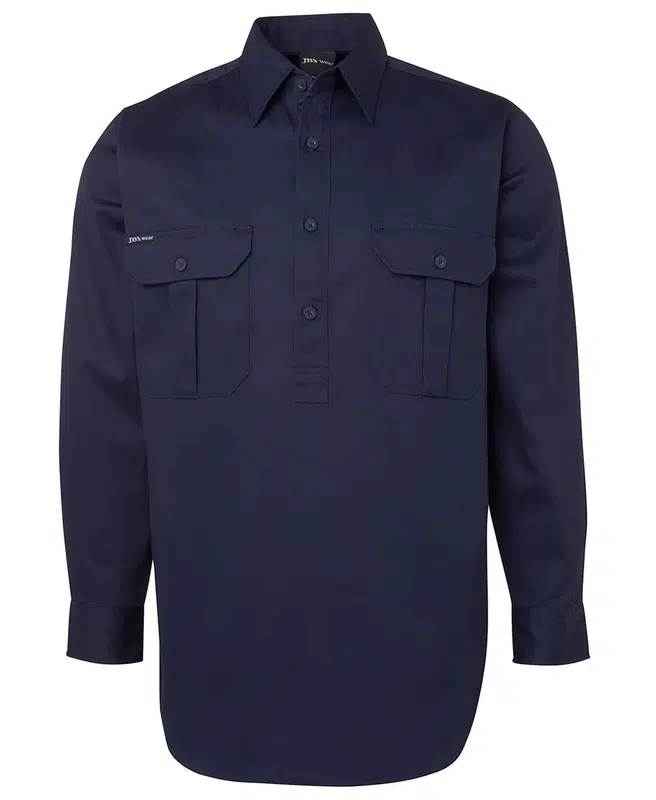JB's Close Front L/S 190G Work Shirt