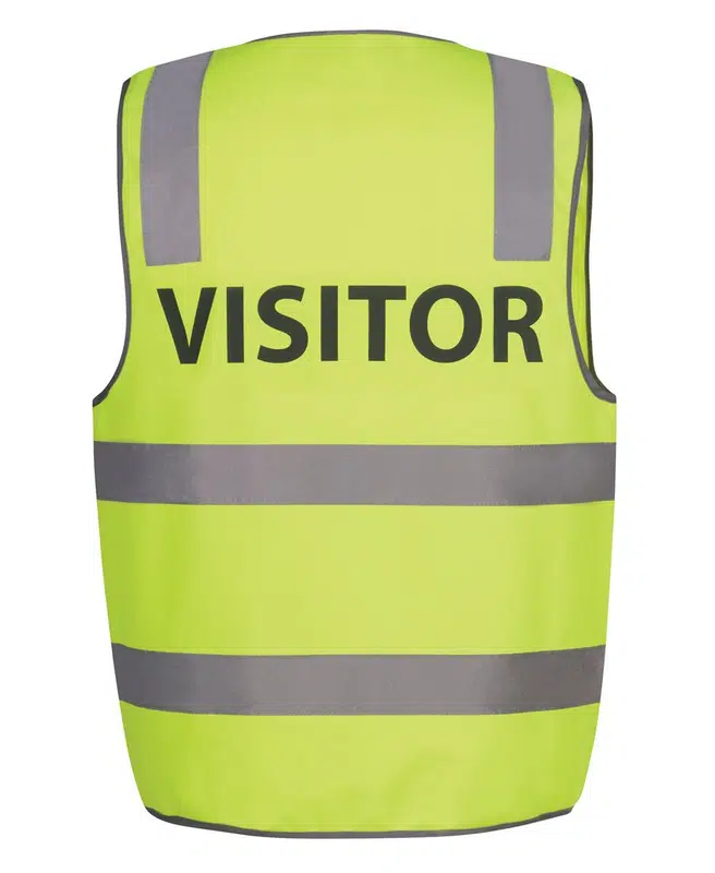 JB's HV (D+N) SAFETY VEST PRINT VISITOR