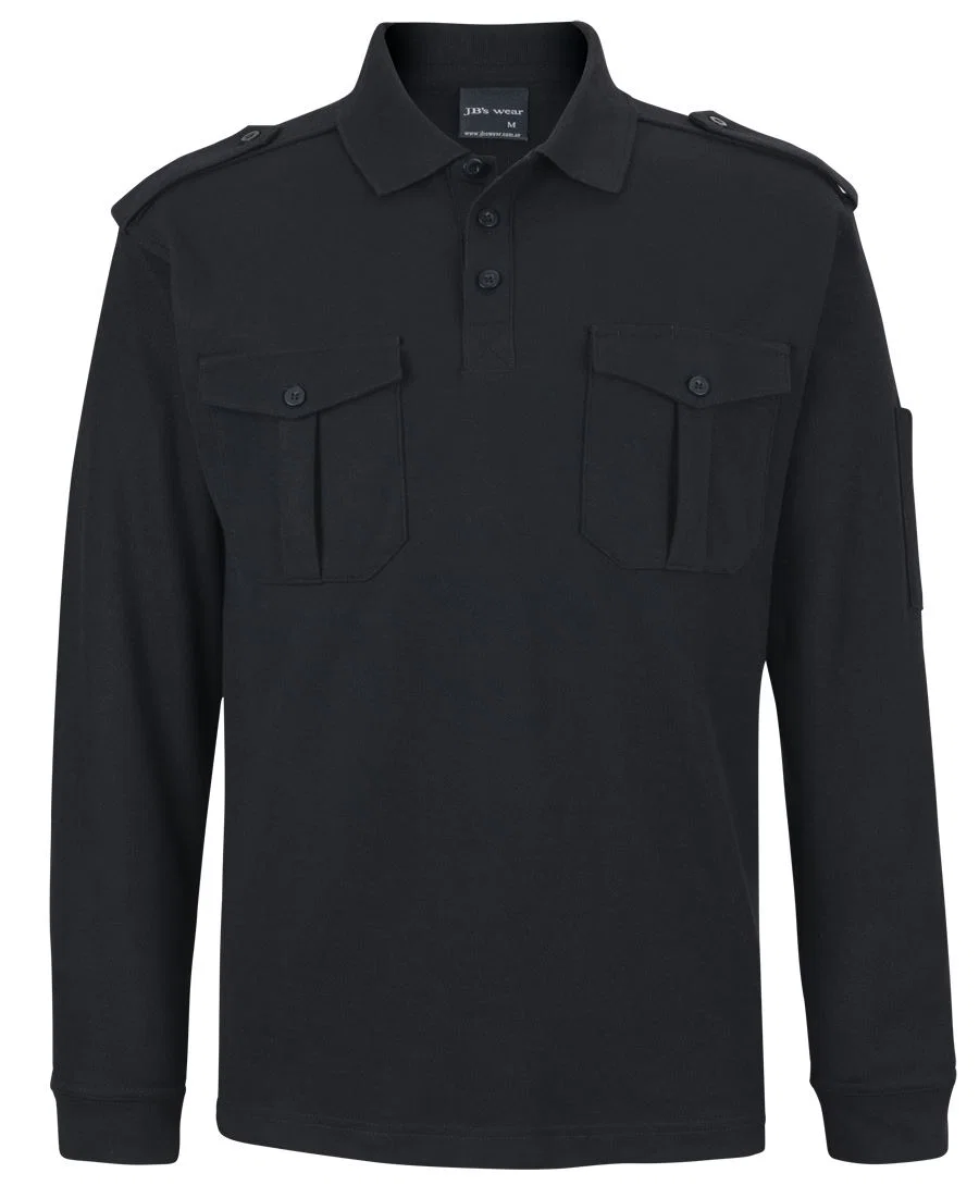 JB's L/S 250 Epaulette Polo