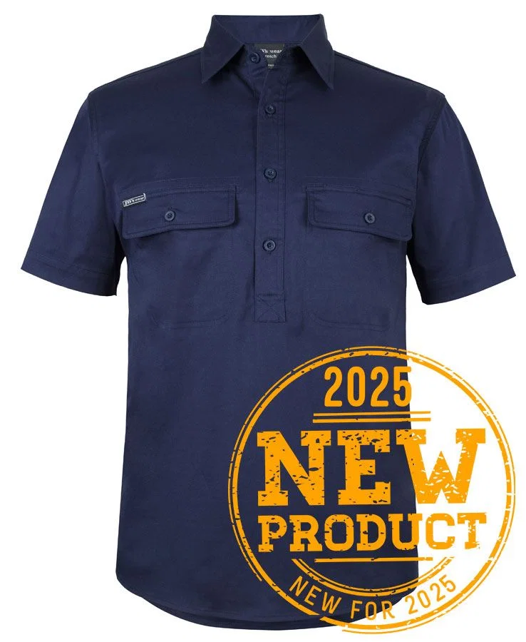 JB's S/S Stretch Close Front Work Shirt