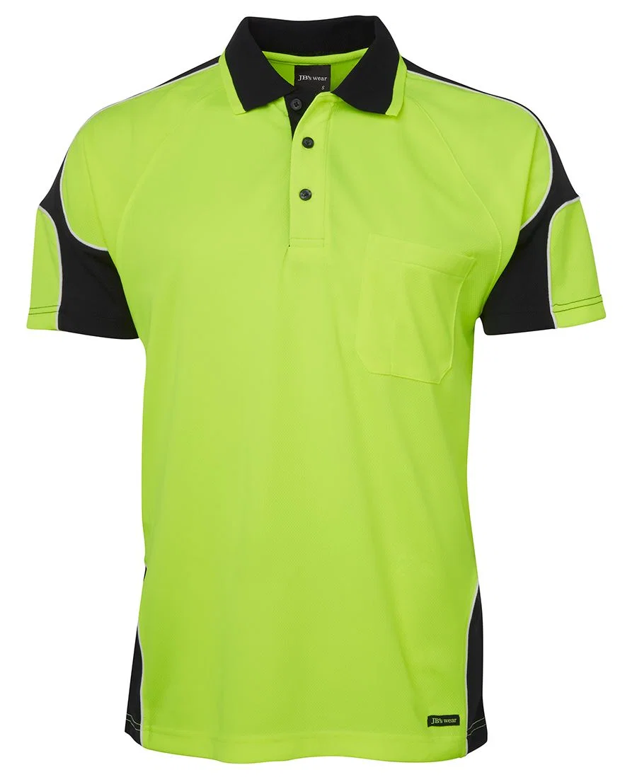 JB's Hi Vis S/S Arm Panel Polo