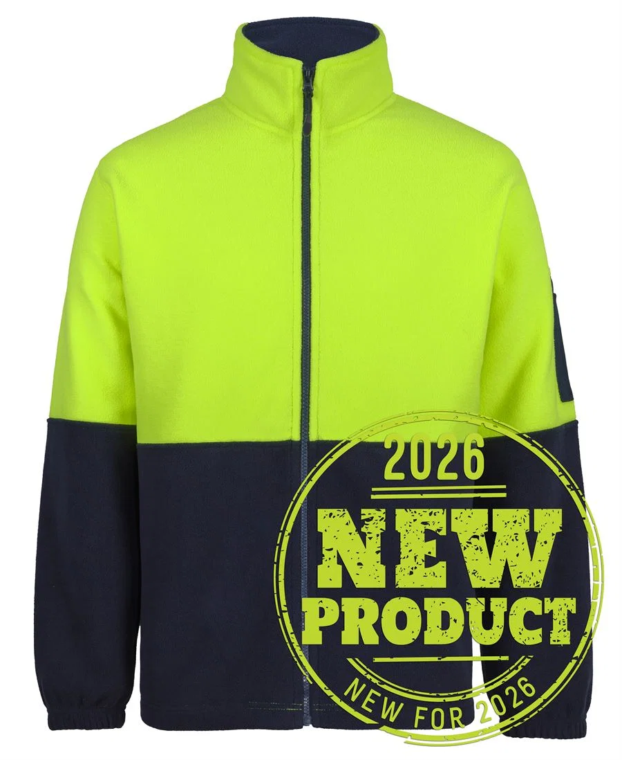 Hi Vis Full ZIp Polar Fleece