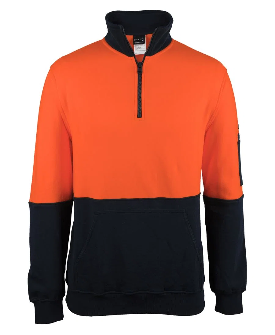 JB's Hi Vis 310 Cotton 1/2 Zip Fleece