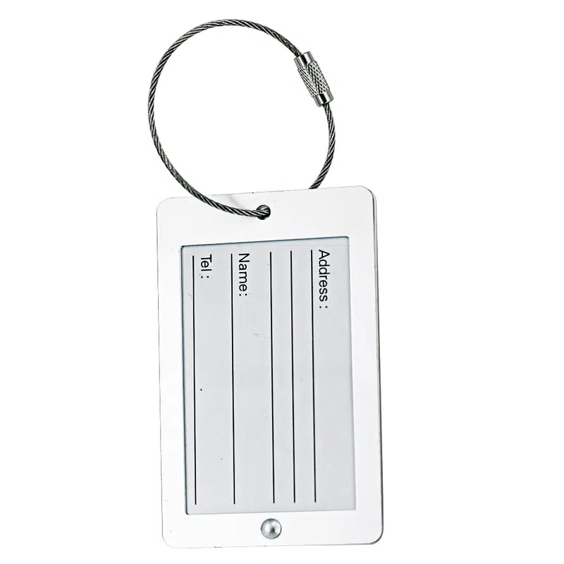 Aluminium Luggage Tag