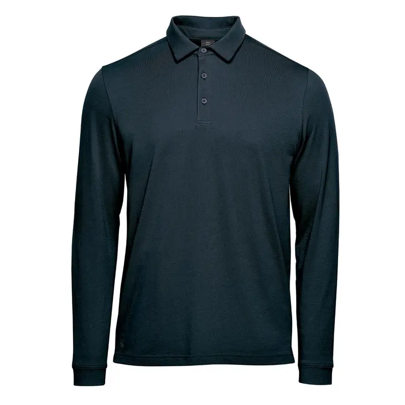 Men's Nevada L/S Micro Pique Polo – Polo Shirts – available in black, blue, grey colours
