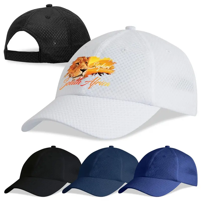 Mesh Sports – Baseball Caps – available in black, blue, white colours