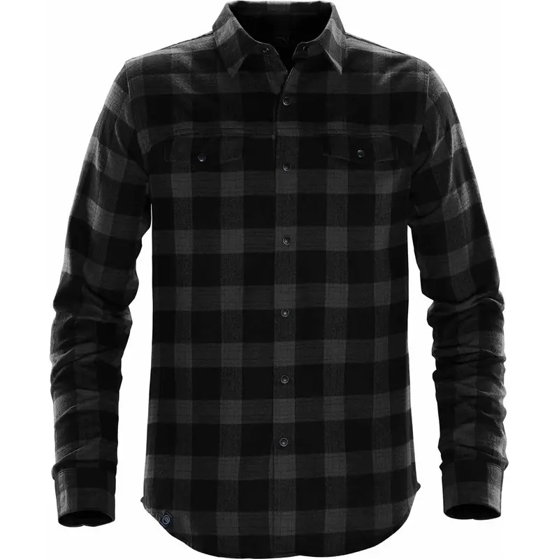 Men's Logan Snap Front Shirt – Shirts – available in black, blue colours