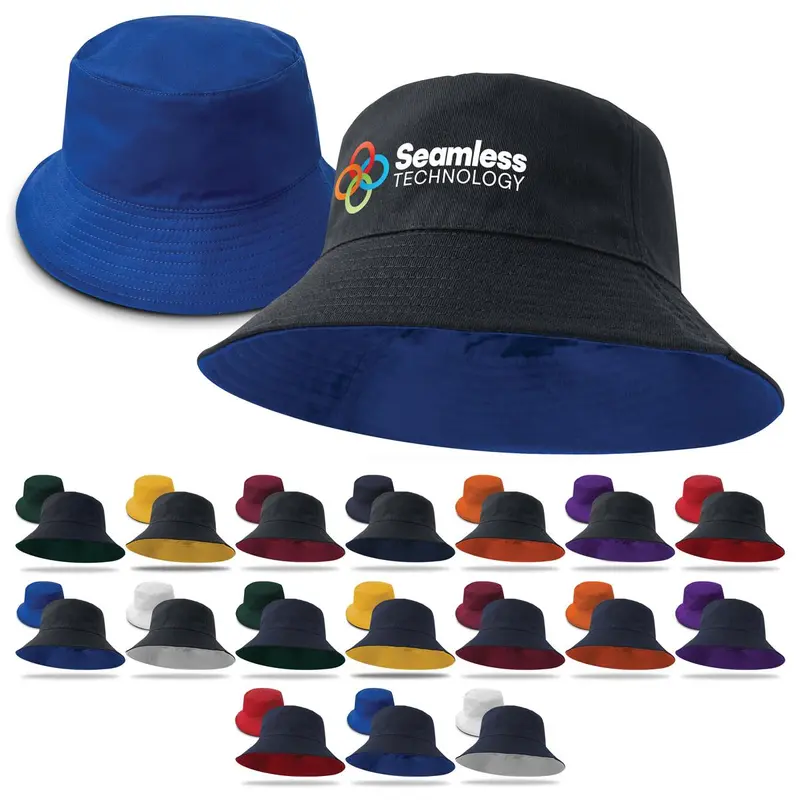 Switch Reversible Bucket – Bucket & Sun Hats – available in black, blue colours