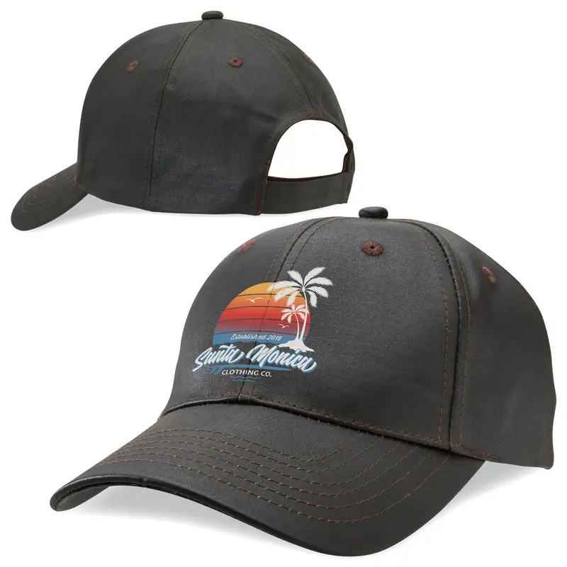 Rigger - Oilskin look – Baseball Caps – available in brown colour