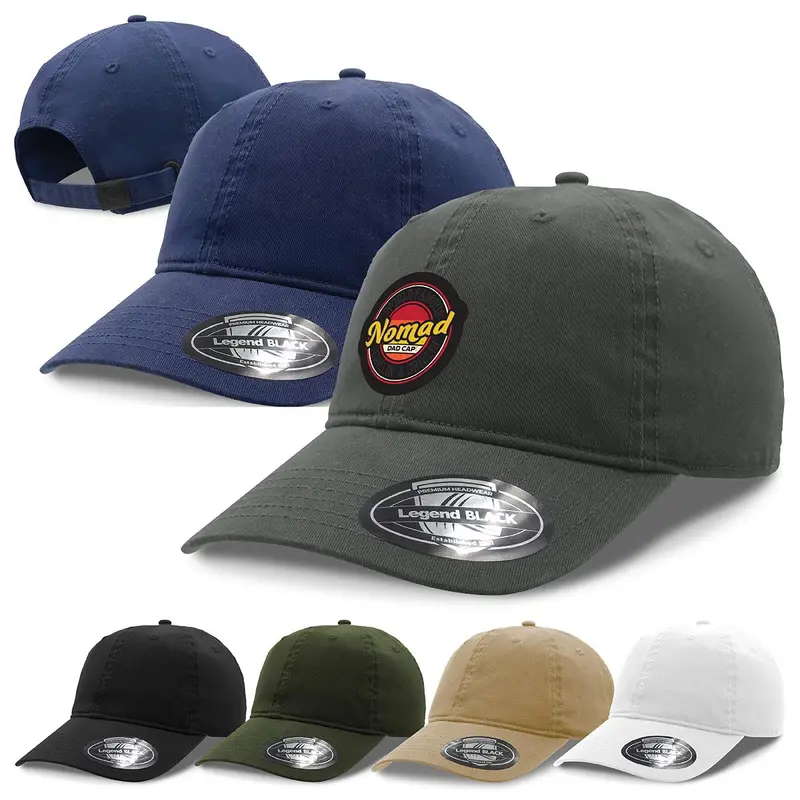 Nomad Dad Hat – Baseball Caps – available in beige, black, blue, green colours and 1 more