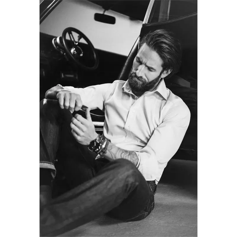 Green Bow 01 Men's Shirt – Shirts – available in black, blue, white colours