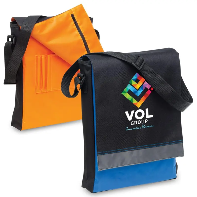 Vertical Leading Edge Satchel – Satchels – available in black colour