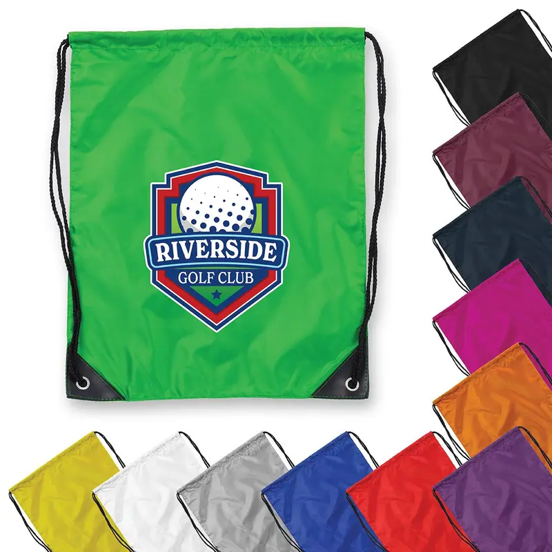 Backsack – Drawstring Bags – available in black, blue, green, orange colours and 6 more