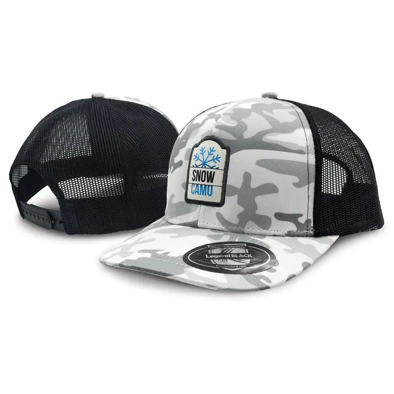 Snow Camo Trucker – Trucker Caps – available in multi colour