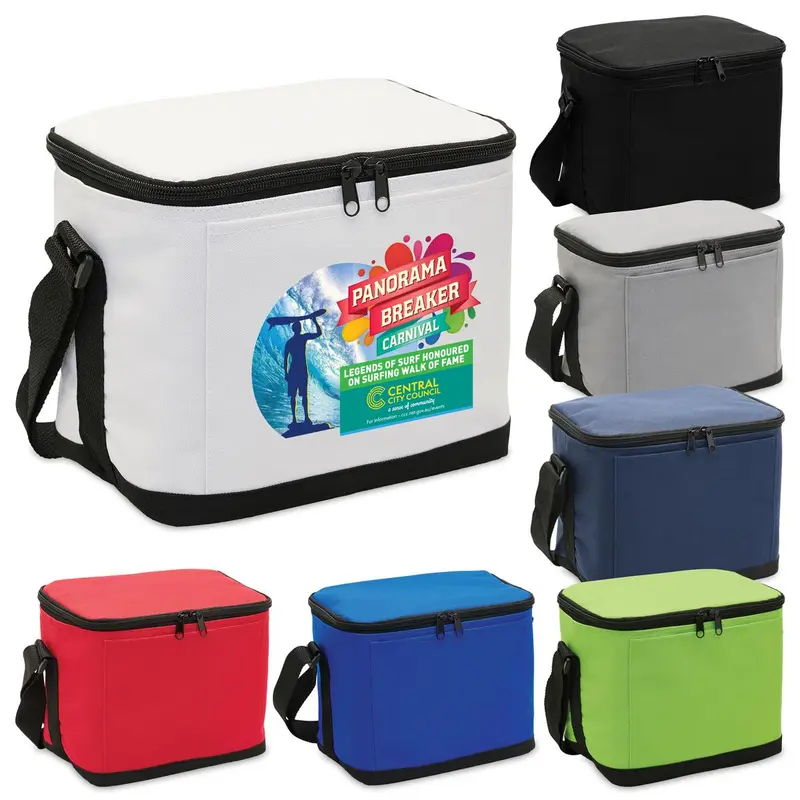 6 Pack Cooler – Cooler Bags – available in black, blue, green, grey colours and 2 more