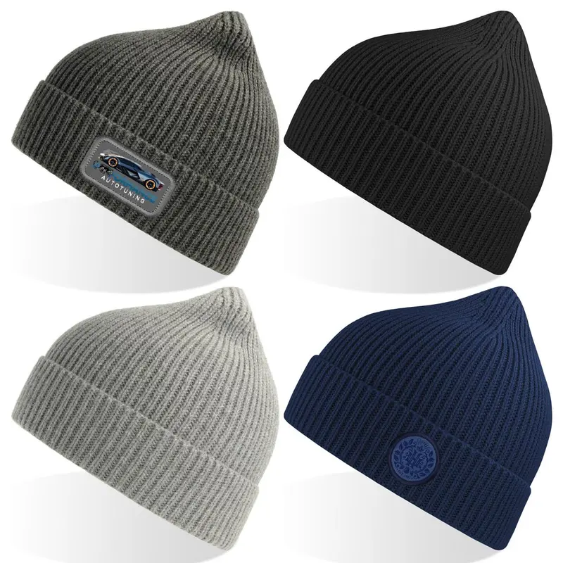 Andy Recycled Beanie – Beanies – available in black, blue, grey colours