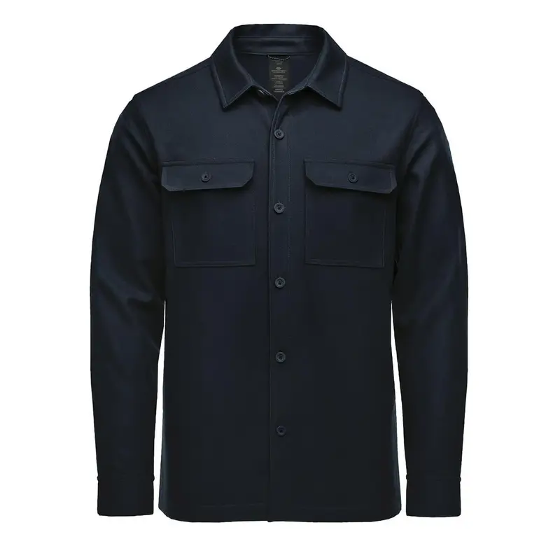 Men's Highland Plaid Shacket – Shirts – available in black colour