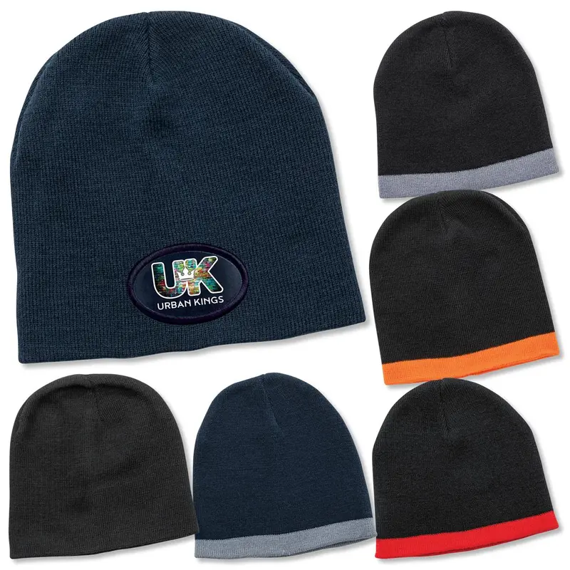 Skull Beanie – Beanies – available in black, blue colours
