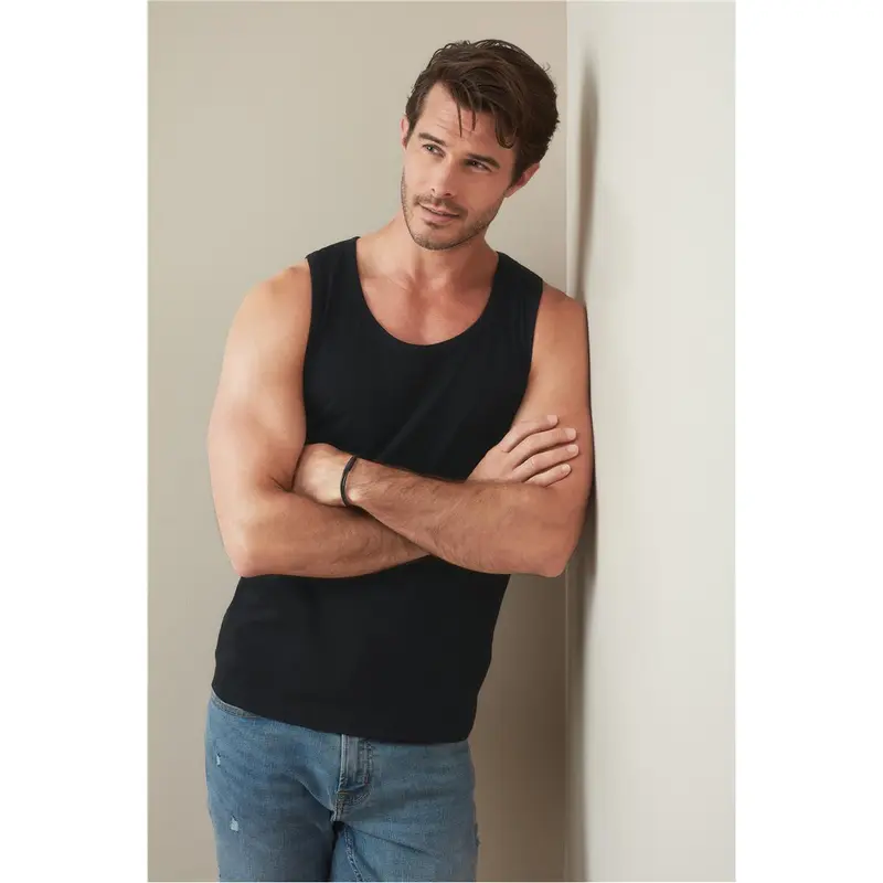 Men's Classic Tank Top – Singlets – available in black, white colours
