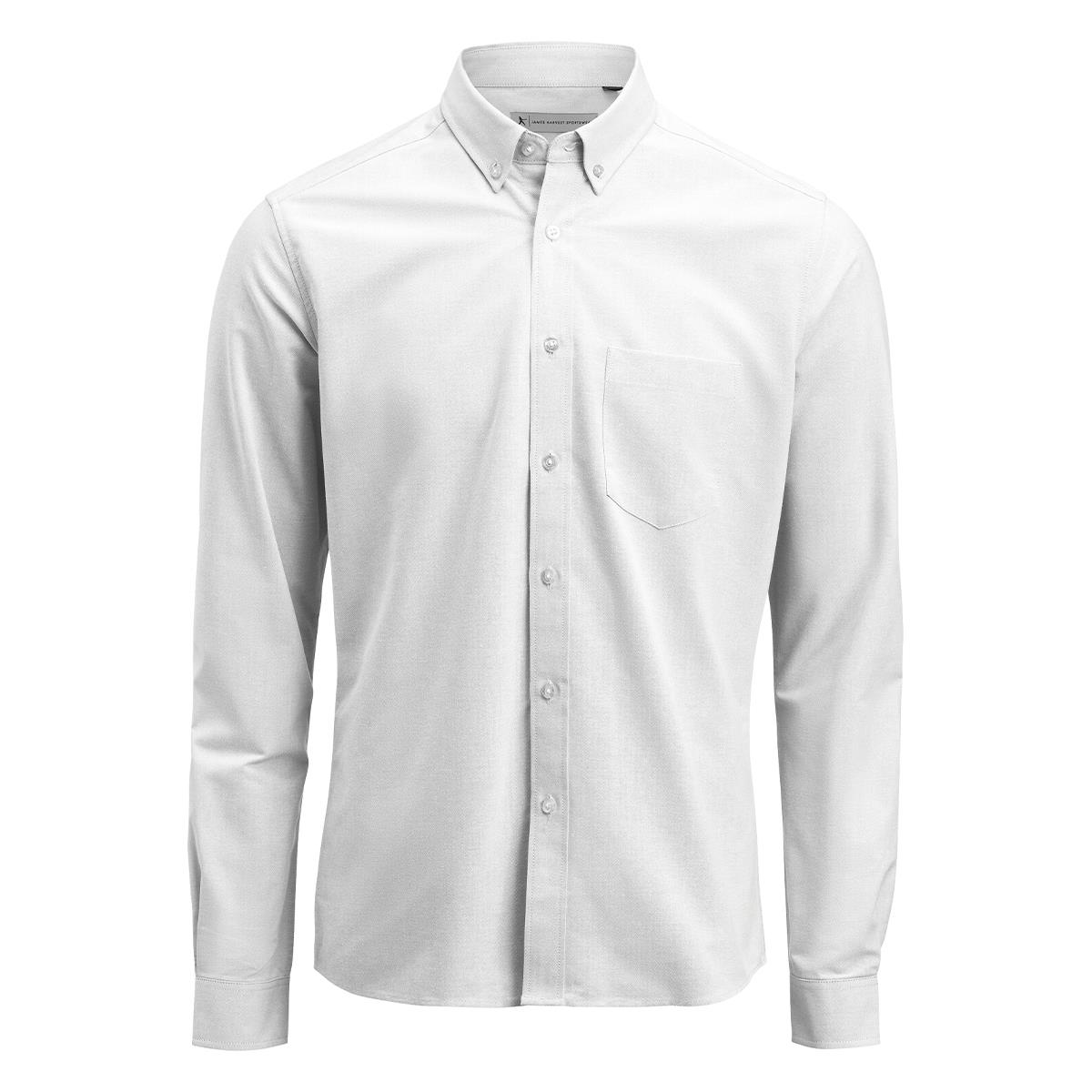 Men's Allen Oxford Shirt – Shirts – James Harvest – available in Light Blue, White – photo 1 of 5