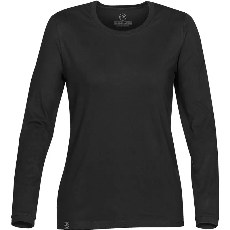 Women's Baseline L/S Tee – T Shirts – available in black colour