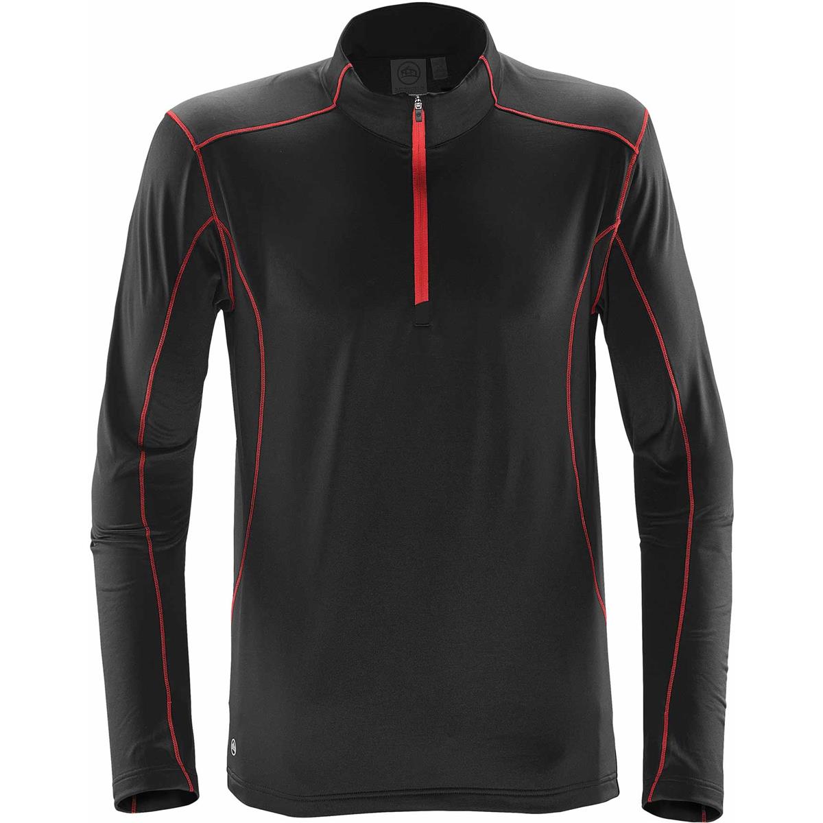 Men's Pulse Fleece Pullover – Pullovers – Stormtech – available in Black / Bright Red, Navy / Carbon – photo 1 of 5