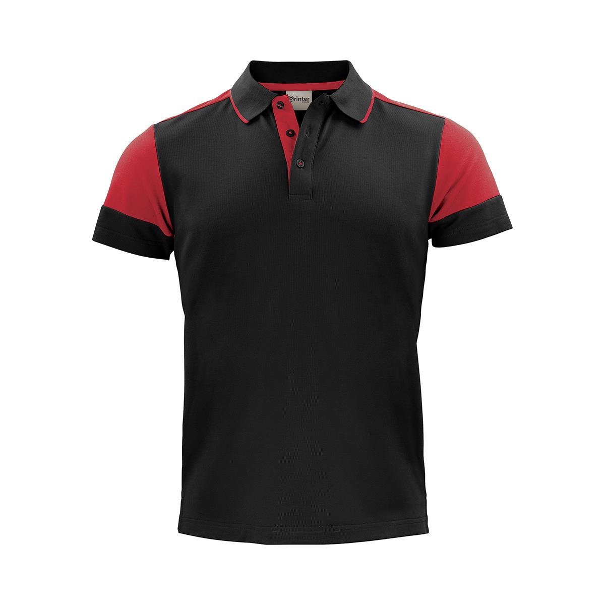 Men's Printer Prime Polo – Polo Shirts – Printer Activewear – available in Anthracite / Black, Navy / Cobalt – photo 1 of 4