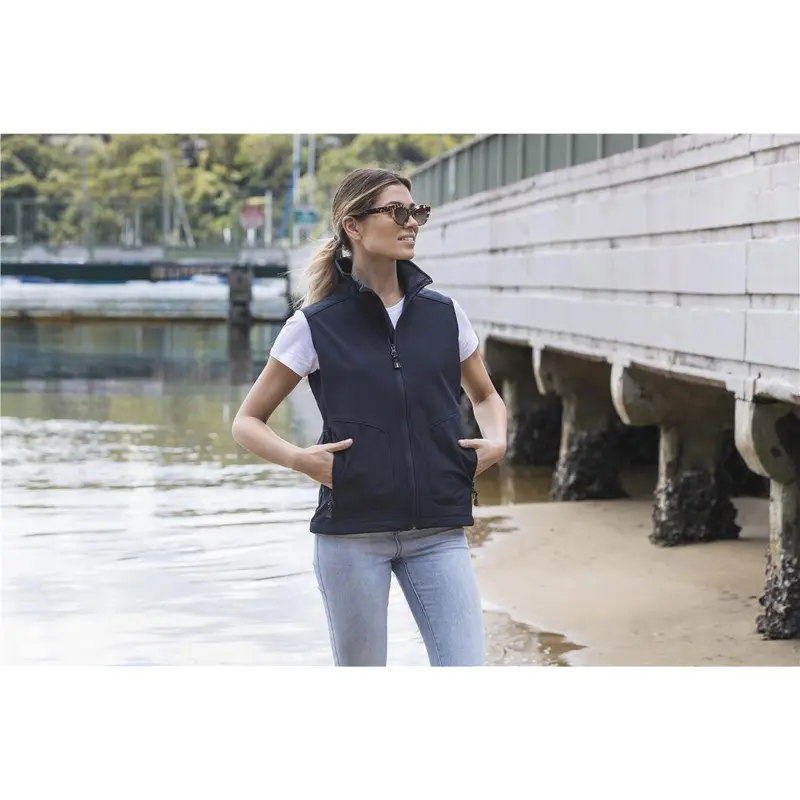 Morgan Women's Softshell Vest – Vests – available in black, blue colours