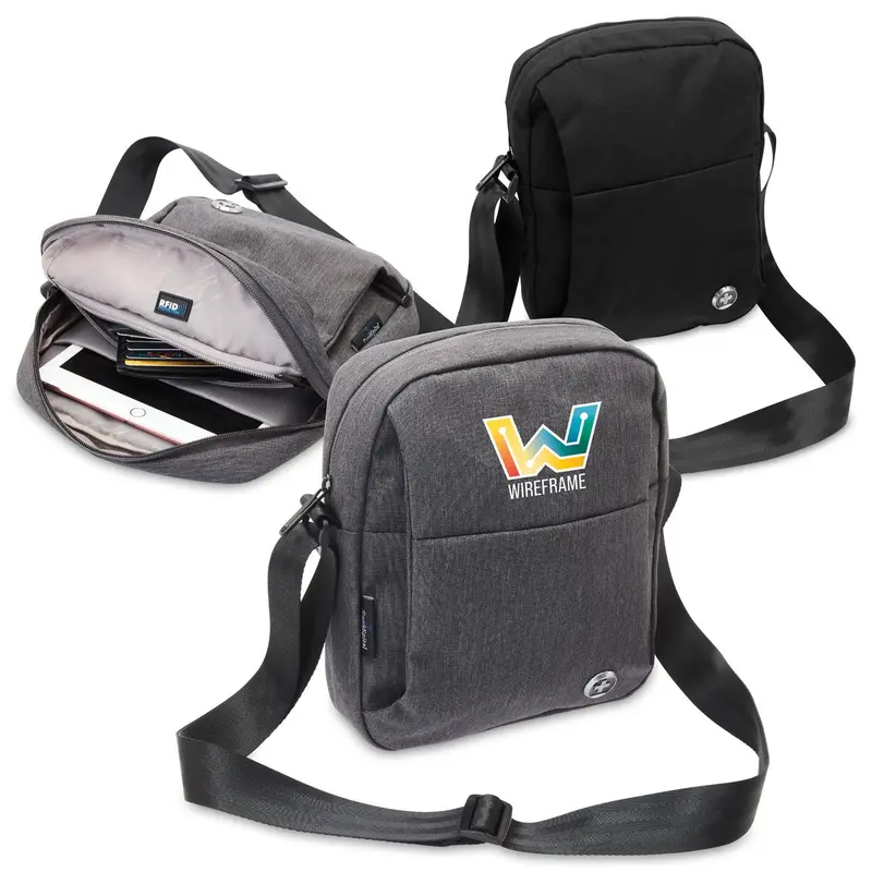 Swissdigital Scout Shoulder Bag – Satchels – available in black colour
