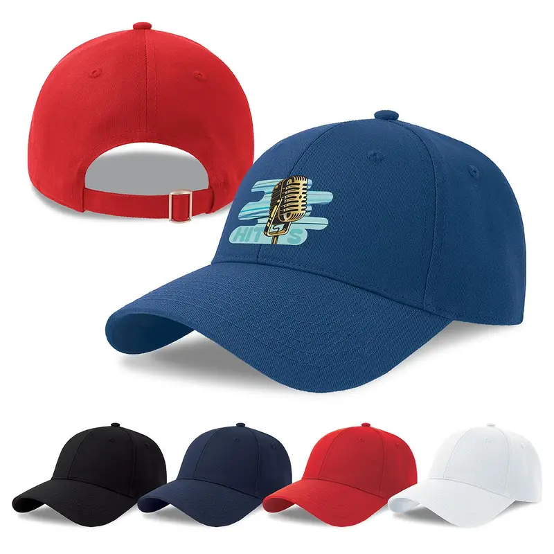 Hit-S Recycled/Organic Cotton – Baseball Caps – available in black, blue, red, white colours